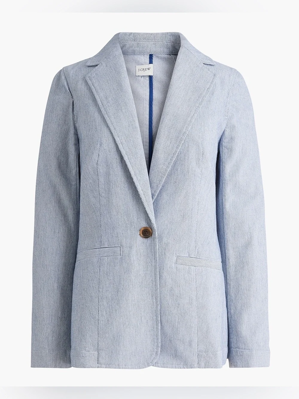 J. Crew Cotton-blend stretch relaxed blazer